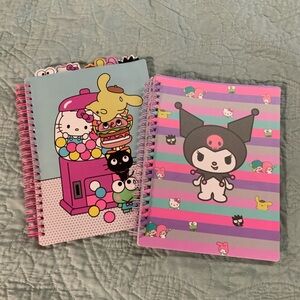 Cute Hello Kitty Character Spiral Notebooks